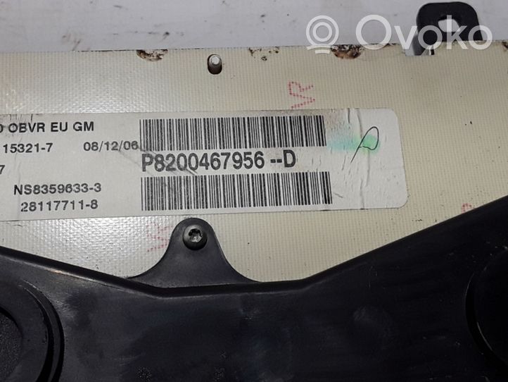 Opel Movano A Tachimetro (quadro strumenti) 8200467956