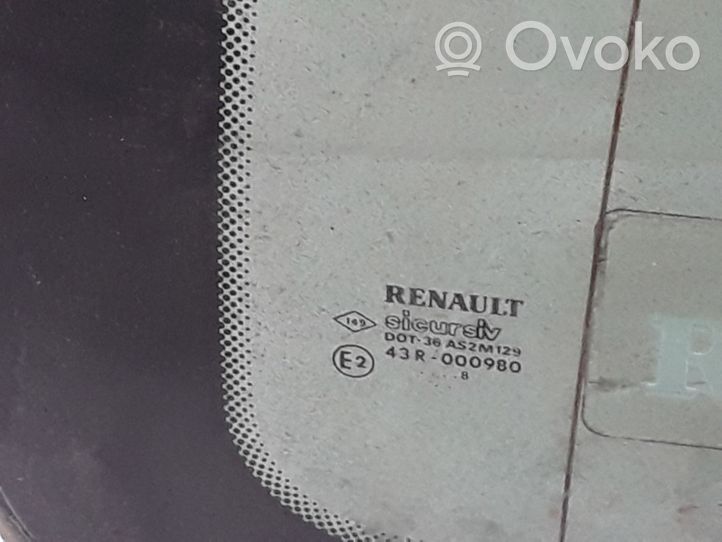 Renault Kangoo I Rear windscreen/windshield window 7700354815