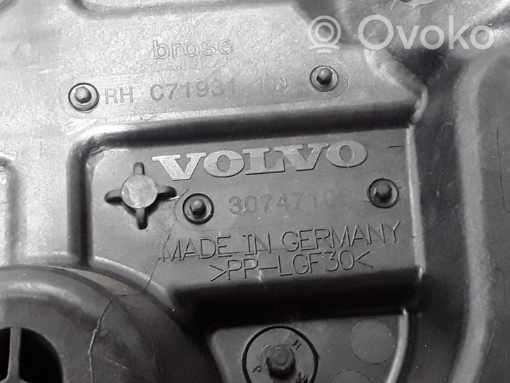 Volvo XC40 Mechanizm podnoszenia szyby tylnej bez silnika 30747106