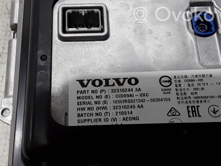 Volvo S60 Monitori/näyttö/pieni näyttö 32316244