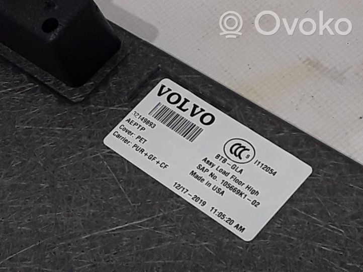 Volvo S60 Doublure de coffre arrière, tapis de sol 32149893