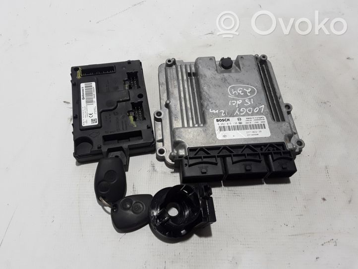 Dacia Lodgy Komputer / Sterownik ECU i komplet kluczy 