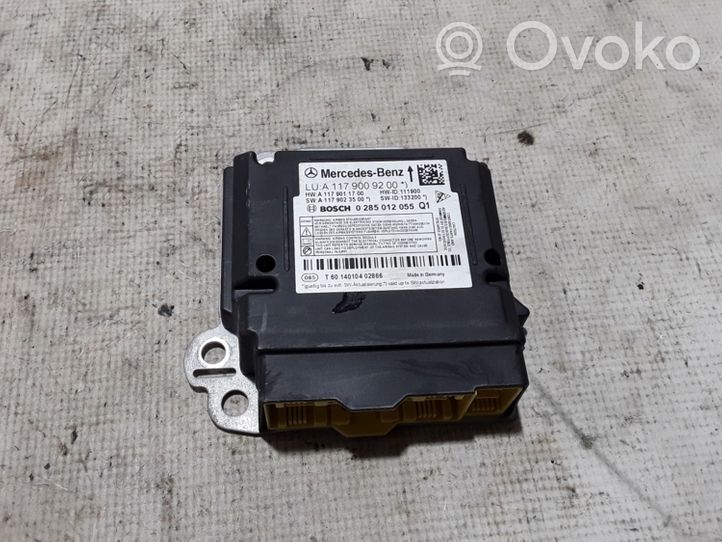 Mercedes-Benz CLA C117 X117 W117 Airbag control unit/module A1179009200