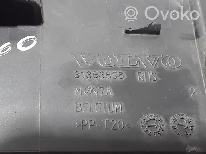 Volvo V60 Déflecteur d'air de radiateur de refroidissement 31383696