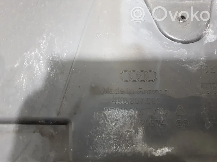 Audi A6 S6 C8 4K Osłona pasa przedniego 4K0807081