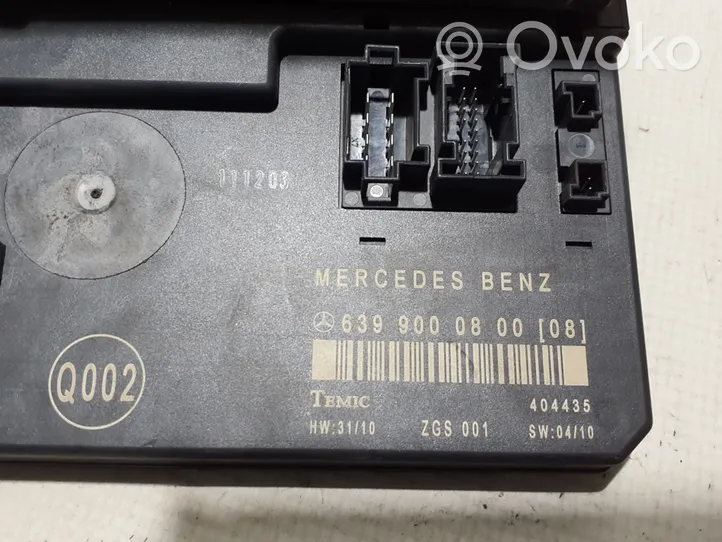Mercedes-Benz Vito Viano W639 Muut ohjainlaitteet/moduulit A6399000800