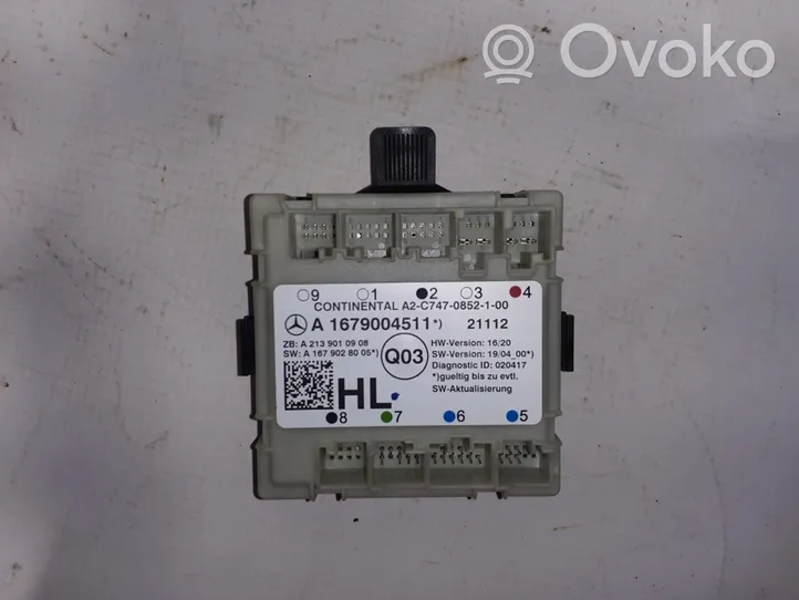 Mercedes-Benz EQC Durų elektronikos valdymo blokas A1679004511