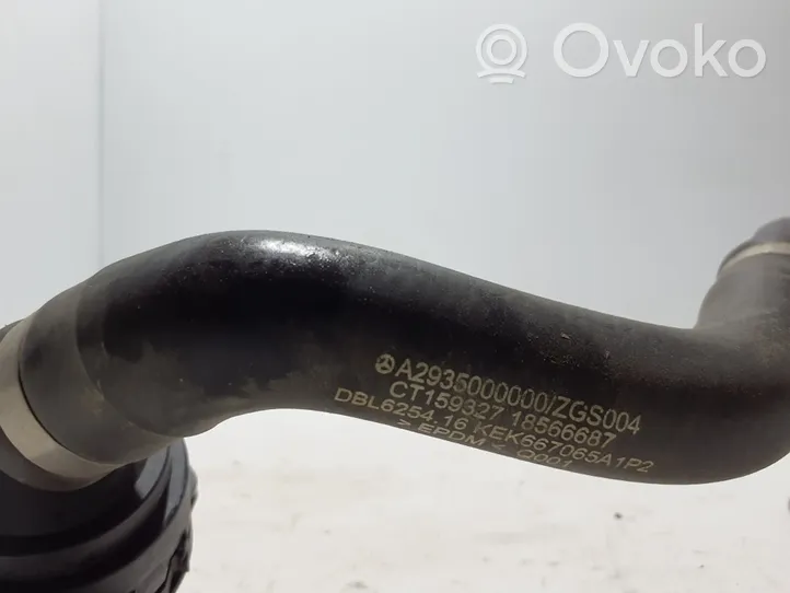 Mercedes-Benz EQC Engine coolant pipe/hose A2935000000