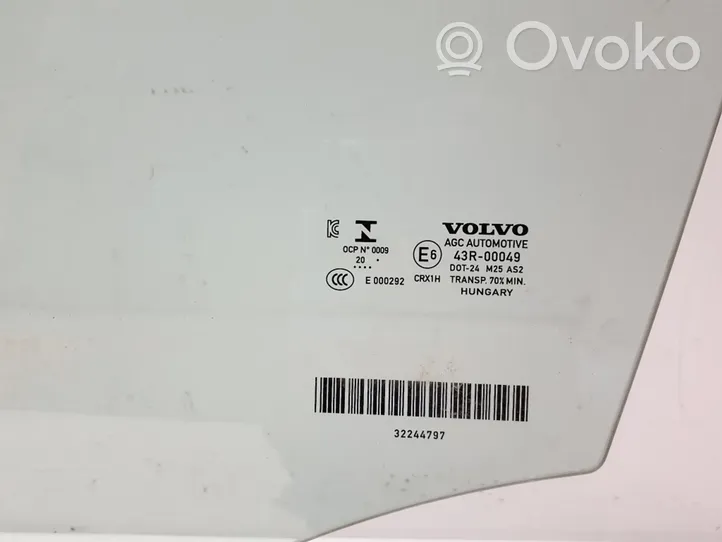 Volvo XC40 Szyba drzwi przednich 32244797