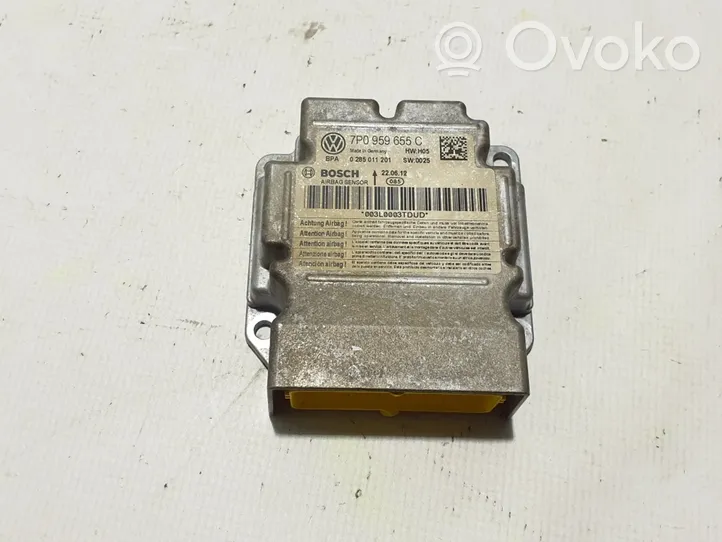 Volkswagen Touareg II Airbag control unit/module 7P0959655C