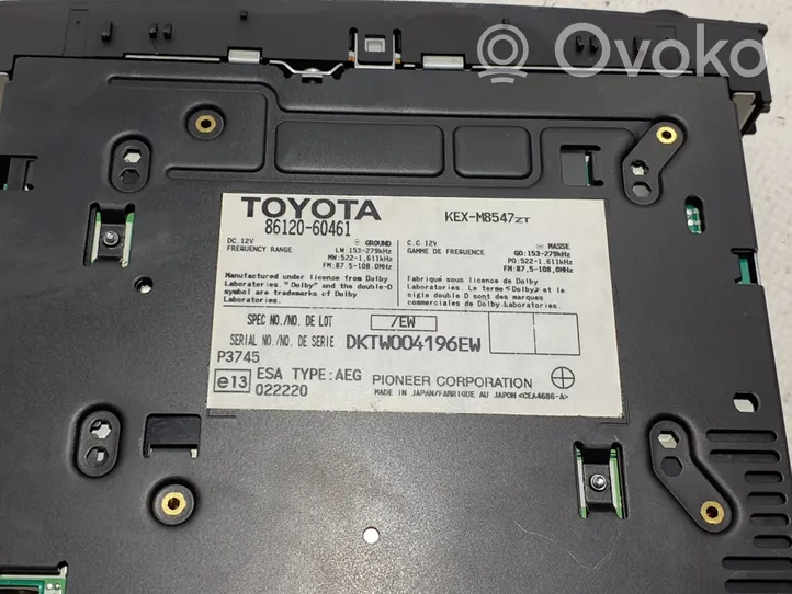 Toyota Land Cruiser (J120) Radija/ CD/DVD grotuvas/ navigacija 8612060461