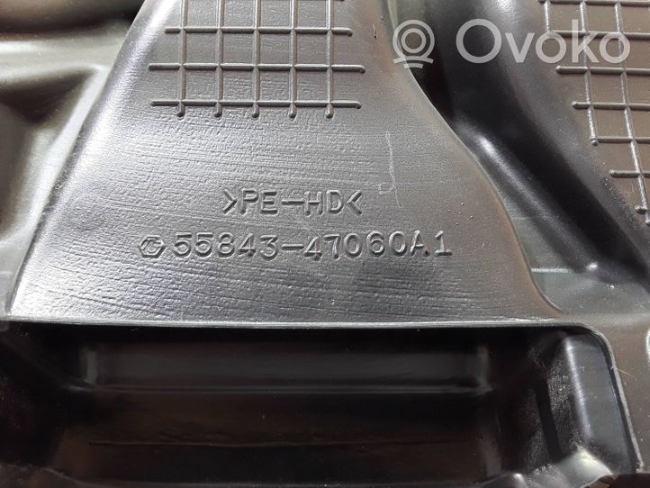 Toyota Prius (XW30) Parte del condotto di aspirazione dell'aria 5584347060