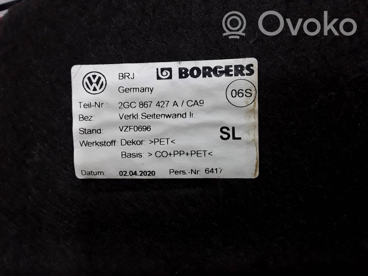 Volkswagen T-Roc Rivestimento pannello laterale del bagagliaio/baule 2GC867427A
