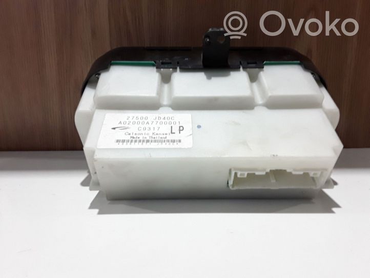 Nissan Qashqai Ilmastoinnin ohjainlaite 27500JD40C