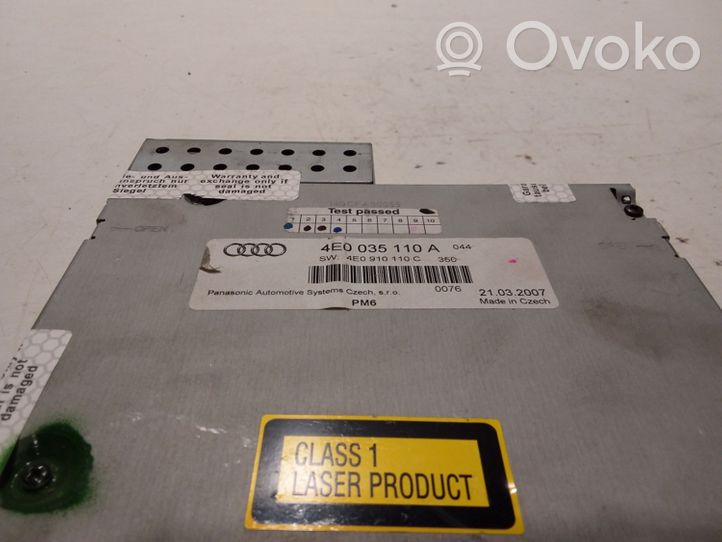Audi A6 S6 C6 4F Cambiador de CD/DVD 4E0035110A