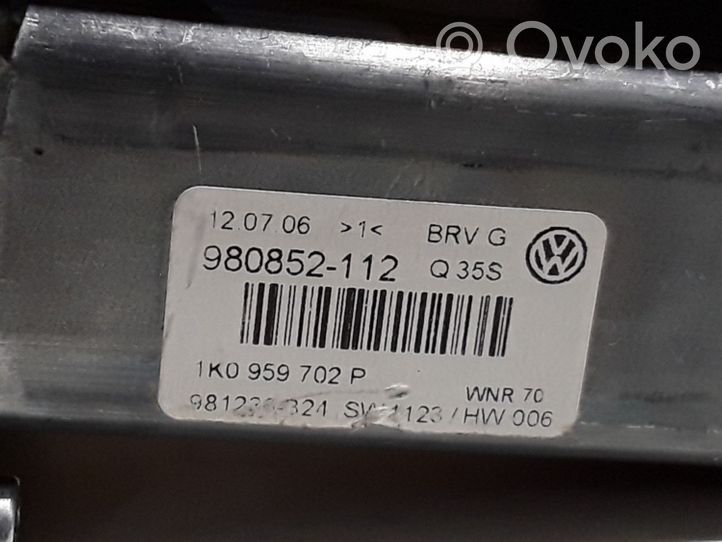 Volkswagen PASSAT B6 Priekinis varikliukas langų pakėlėjo 1K0959702P