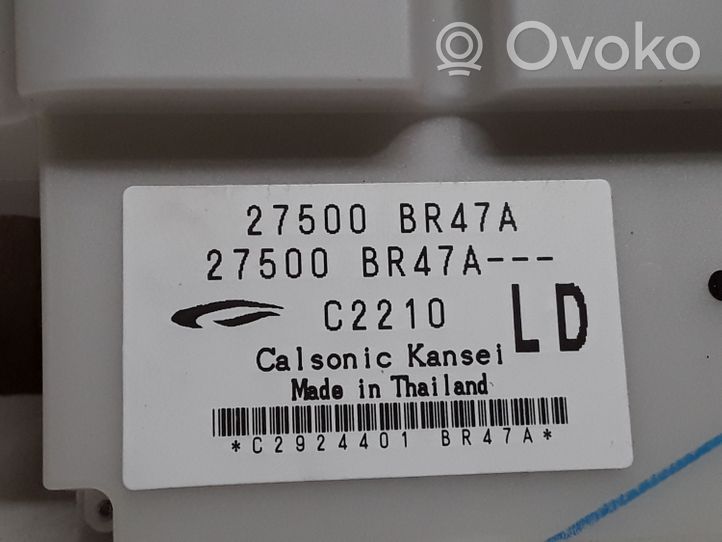 Nissan Qashqai Oro kondicionieriaus/ klimato/ pečiuko valdymo blokas (salone) 27500BR47A