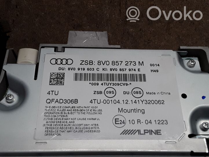 Audi A3 S3 8V Bildschirm / Display / Anzeige 8V0857273M