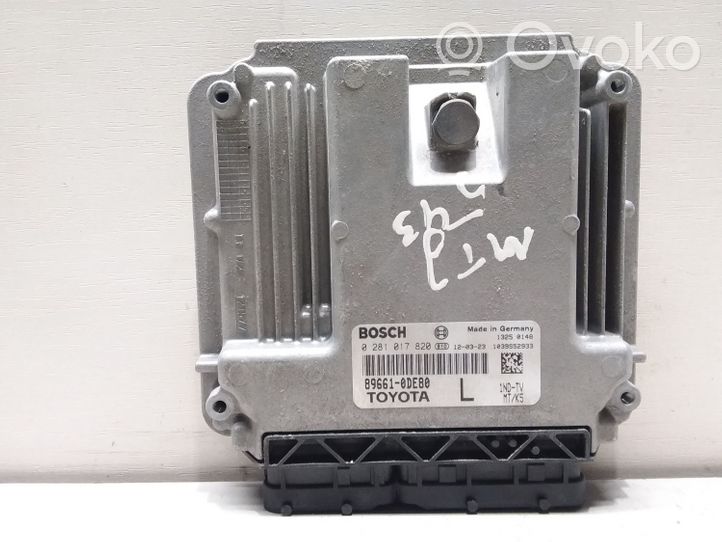 Toyota Yaris Calculateur moteur ECU 0281017820