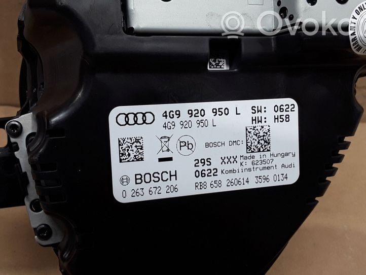 Audi A6 Allroad C7 Compteur de vitesse tableau de bord 4G9920950L