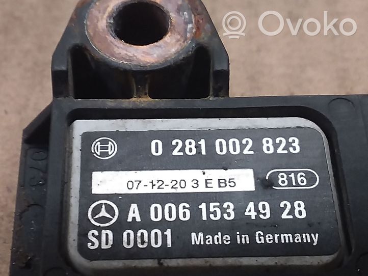 Mercedes-Benz ML W164 Pakokaasun paineanturi A0061534928