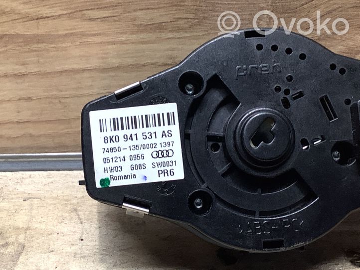 Audi A4 S4 B8 8K Interruptor de luz 8K0941531AS