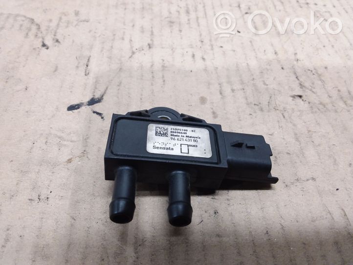 Ford Focus Capteur de pression des gaz d'échappement 9662143180