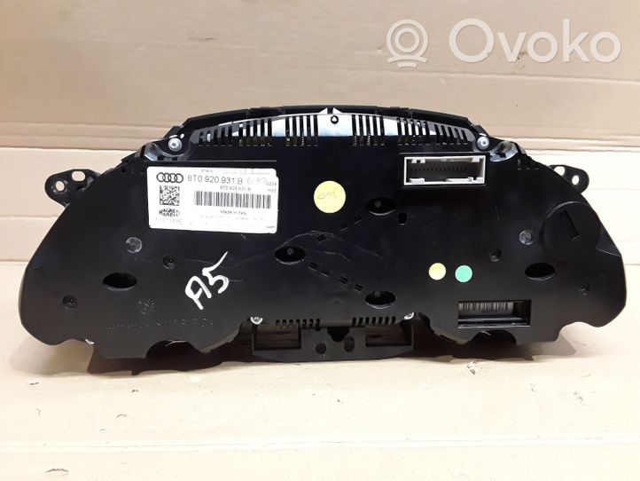 Audi S5 Speedometer (instrument cluster) 8T0920931B