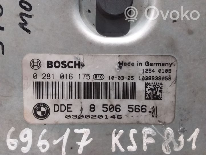 BMW 3 E90 E91 Calculateur moteur ECU 8506566