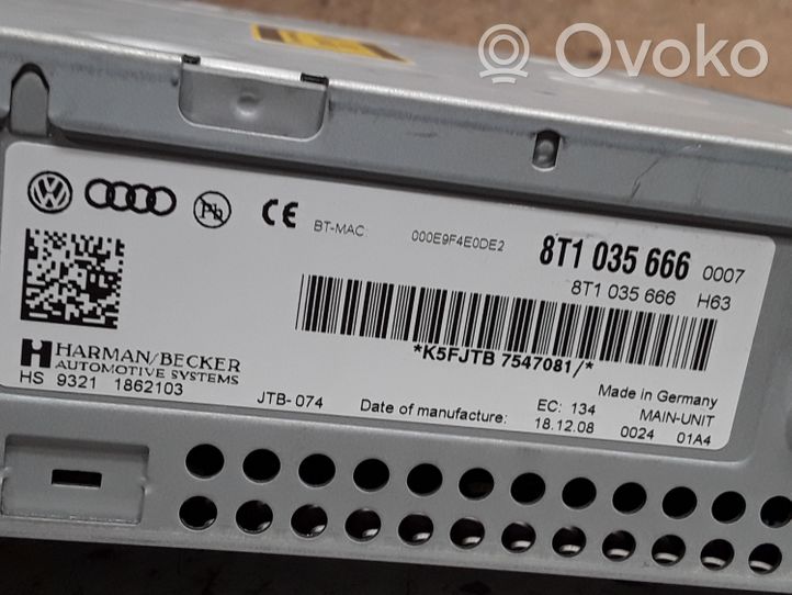 Audi A5 8T 8F Radio / CD/DVD atskaņotājs / navigācija 8T1035666