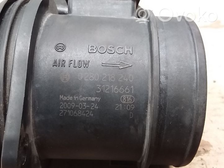 Volvo V70 Mass air flow meter 0280218240