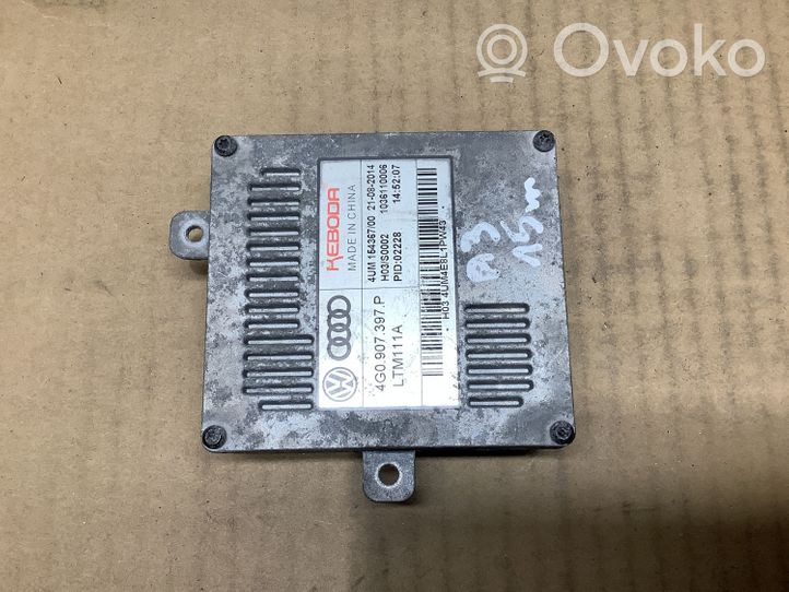 Audi A3 S3 8V Ajovalojen virranrajoitinmoduuli Xenon 4G0907397P