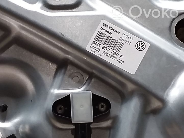 Volkswagen Tiguan Mécanisme de lève-vitre avec moteur 5N1837730F