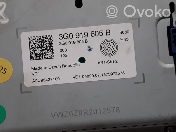 Volkswagen Passat Alltrack Ekrāns / displejs / mazais ekrāns 3G0919605B