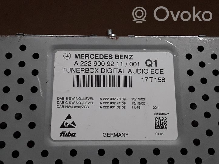 Mercedes-Benz GLE (W166 - C292) Unità principale autoradio/CD/DVD/GPS A1669003821