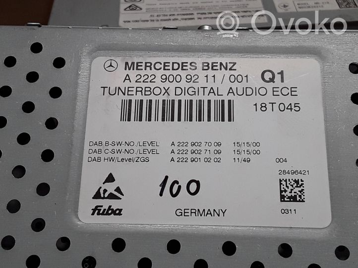 Mercedes-Benz GLE (W166 - C292) Unità principale autoradio/CD/DVD/GPS A1669005420