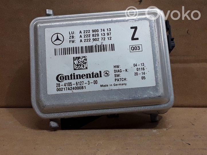 Mercedes-Benz C AMG W205 Kamera szyby przedniej / czołowej A2229007413