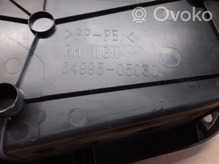 Toyota Avensis T270 Vararenkaan osion verhoilu 6499505030