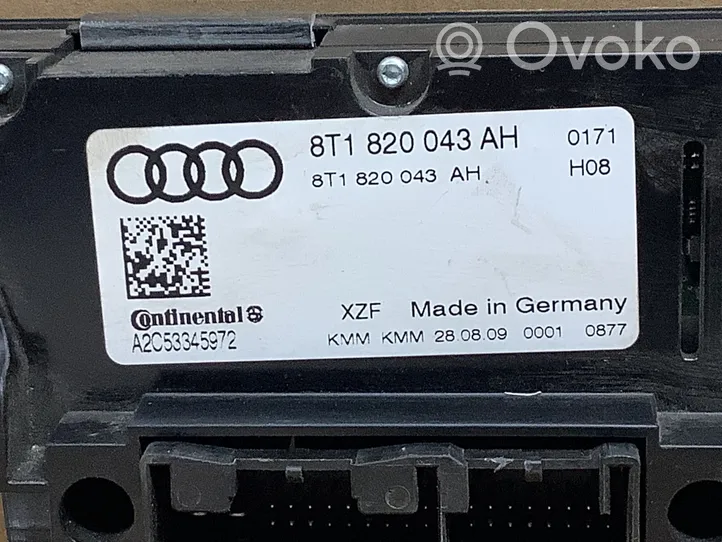 Audi A4 S4 B8 8K Panel klimatyzacji 8T1820043AH