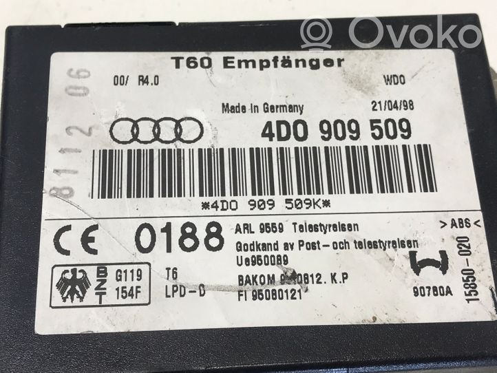 Volkswagen PASSAT B5.5 Autonominio šildytuvo (webastos) valdymo blokas 4D0909509