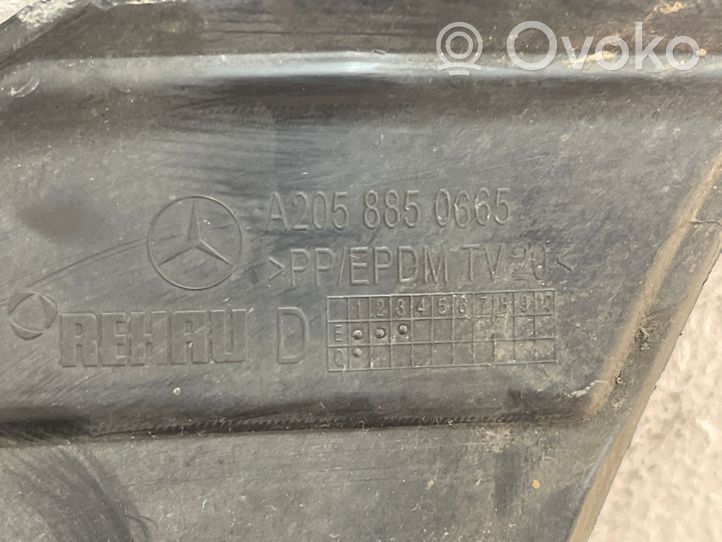 Mercedes-Benz C W205 Staffa di rinforzo montaggio del paraurti anteriore A2058850665