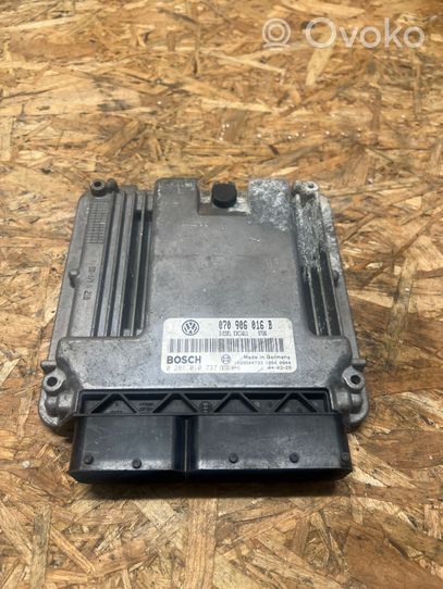 Volkswagen Phaeton Unité de commande, module ECU de moteur 070906016B