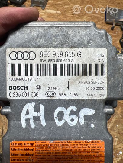 Audi A4 S4 B7 8E 8H Centralina/modulo airbag 8E0959655G