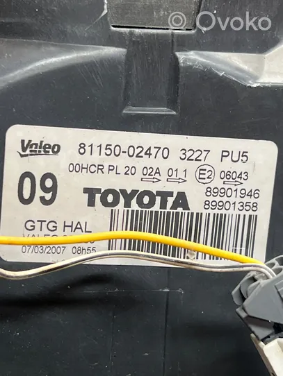 Toyota Auris 150 Lampa przednia 8115002470