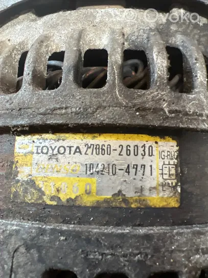 Toyota RAV 4 (XA30) Générateur / alternateur 2706026030