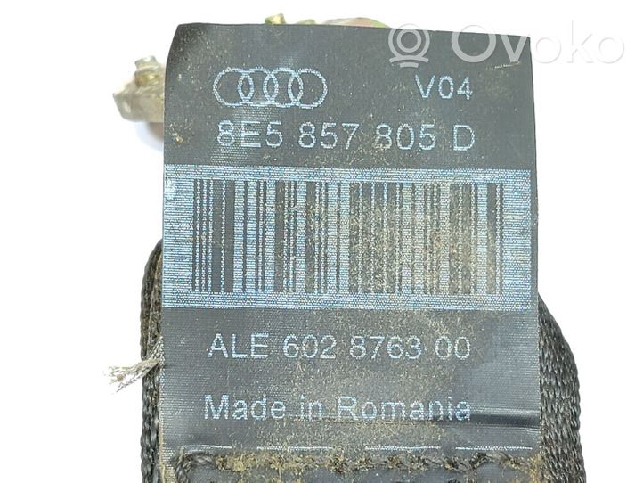 Audi A4 S4 B7 8E 8H Ceinture de sécurité (3ème rang) 