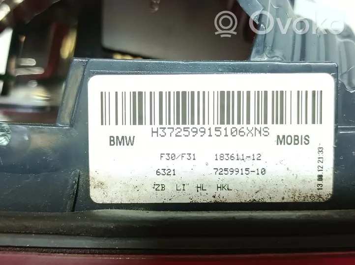 BMW M3 F80 Takaluukun takavalot 