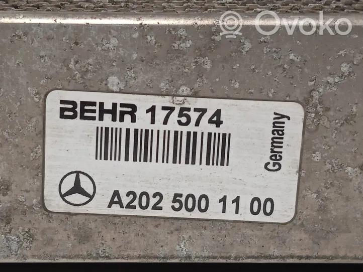 Mercedes-Benz CLK A208 C208 Chłodnica powietrza doładowującego / Intercooler A2025001100