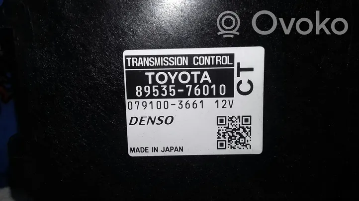 Lexus CT 200H Module de contrôle de boîte de vitesses ECU 8953576020