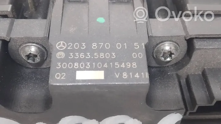 Mercedes-Benz CLC CL203 Interruttore/pulsante di controllo multifunzione A2038700151